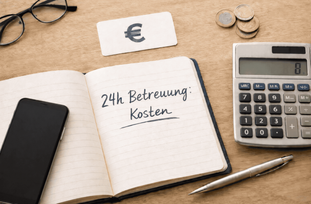 Eine besorgte ältere Frau wird Opfer des Enkeltrick., Die gesetzliche Betreuung erklärt einem Mann die Dokumente auf dem Tisch., Ein Fuß, der über eine Teppichfalte stolpert - symbolbild für die Sturzgefahr Zuhause, Eine ältere Dame lächelt gemeinsam mit ihrer Betreuungskraft., Ein Familiensymbol mit Pflegedienstsymbol im Austausch mit Geldscheinen auf jeder Seite. Steht für Kombinationsleistung, Ein glücklicher Sohn mit seiner Mutter und ihrer Betreuungskraft, die ihr Tee bringt., Tochter sucht nach "seriöser Anbieter" für die 24 Stunden Betreuung, während Vater im Hintergrund TV sieht., Ein Pflegeheim mit einem Schriftzug darüber "3245€ monatlich durchschnittlich" als Eigenanteil Pflegeheim, Ein Block mit einem Stift und Taschenrechner liegen auf einem Schreibtisch., Alltagsbeispiel 24 Stunden Pflege: Eine ältere Frau mit ihrer Begleitung bei einem Spaziergang im öffentlichen Park.